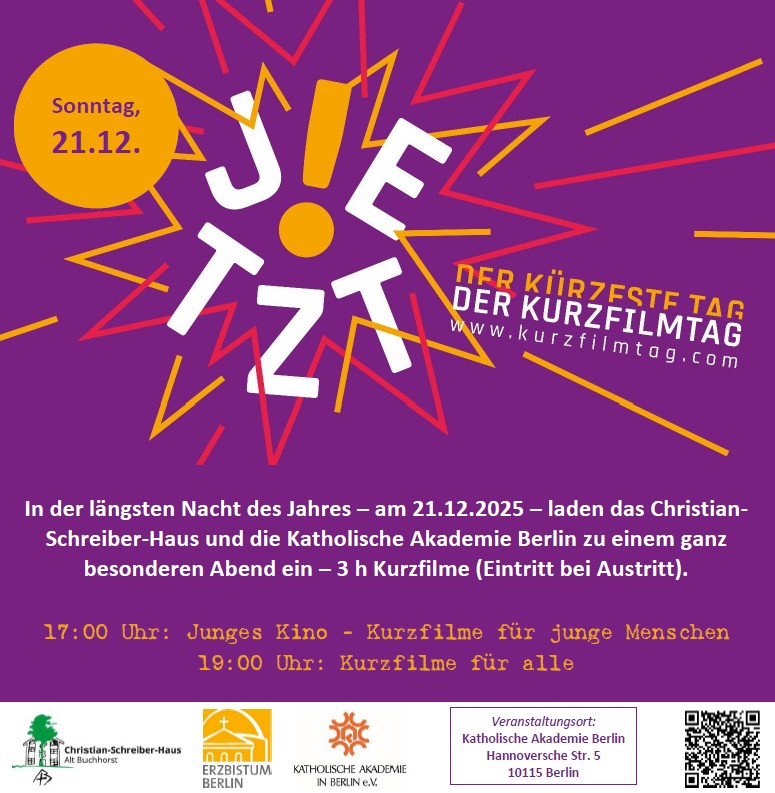 Flyer Kurzfilmtag 21.12.2025